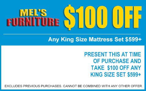 $100 Off King Mattresses